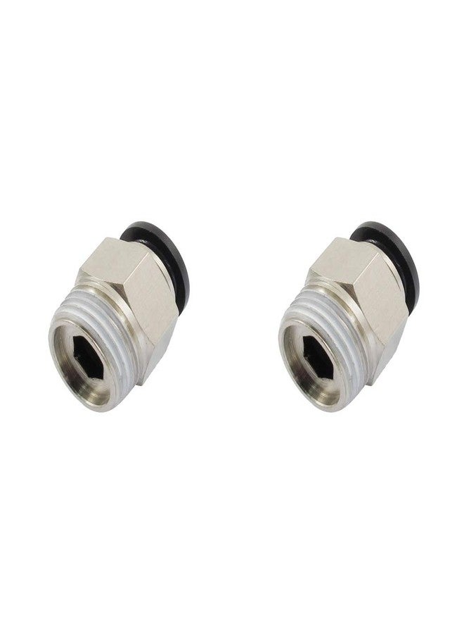 HOSEMART وصلات ضغط هوائية من هوزمارت، 8 مم × 1/2 بوصة، سن ذكر BSP - عبوة من قطعتين - Image 3